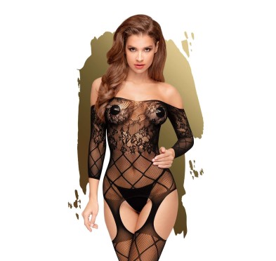 Bodystocking otwarte wycięte w kroku sex siatka xl